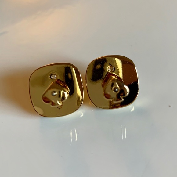 Kate Spade ♠️ New York pave square stud Earrings - Picture 4 of 5